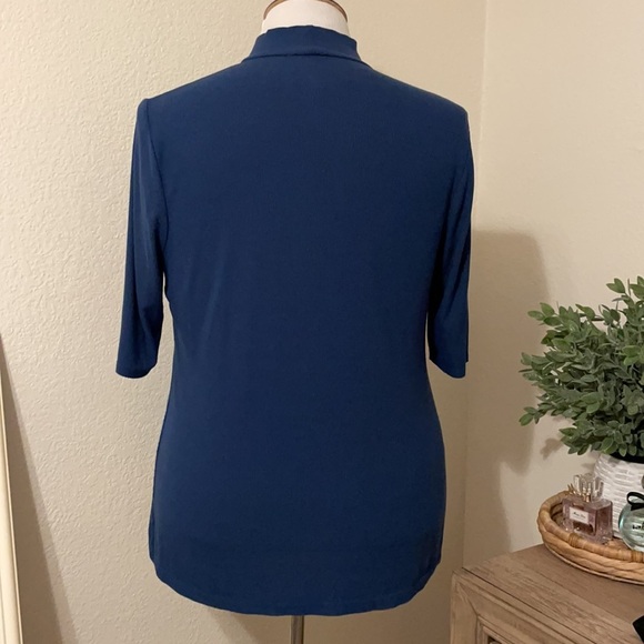 Lane Bryant Ribbed TurtleNeck Top - Picture 4 of 5